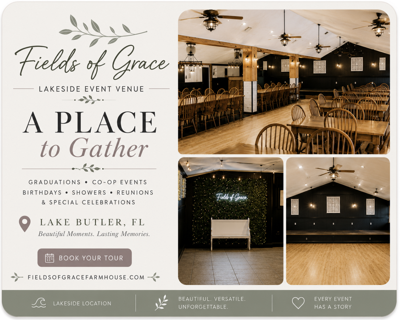 Fields of Grace Farmhouse - Where Every Gathering Belongs